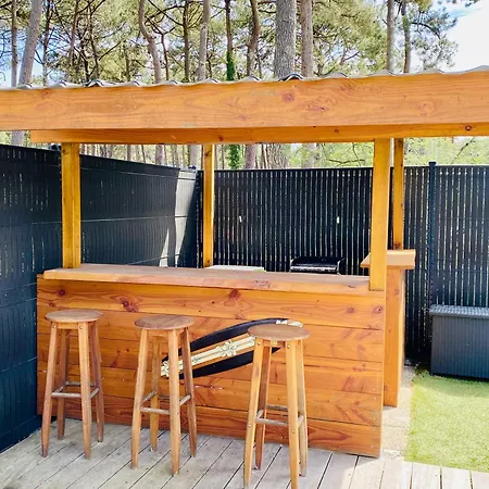 Belle Maison En Bois A L'ocean Lacanau